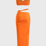 Estela Backless Skirt Set