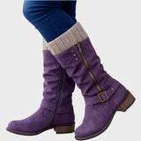 Gloria | High-Top Boot with Woven Mesh Detail