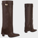 Luna | High-Cut Leather Boots