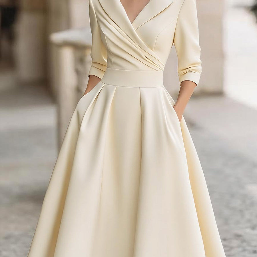 Noelia – Satin Midi Dress
