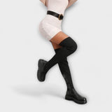 Lureva – Overknee Boots with Chunky Sole