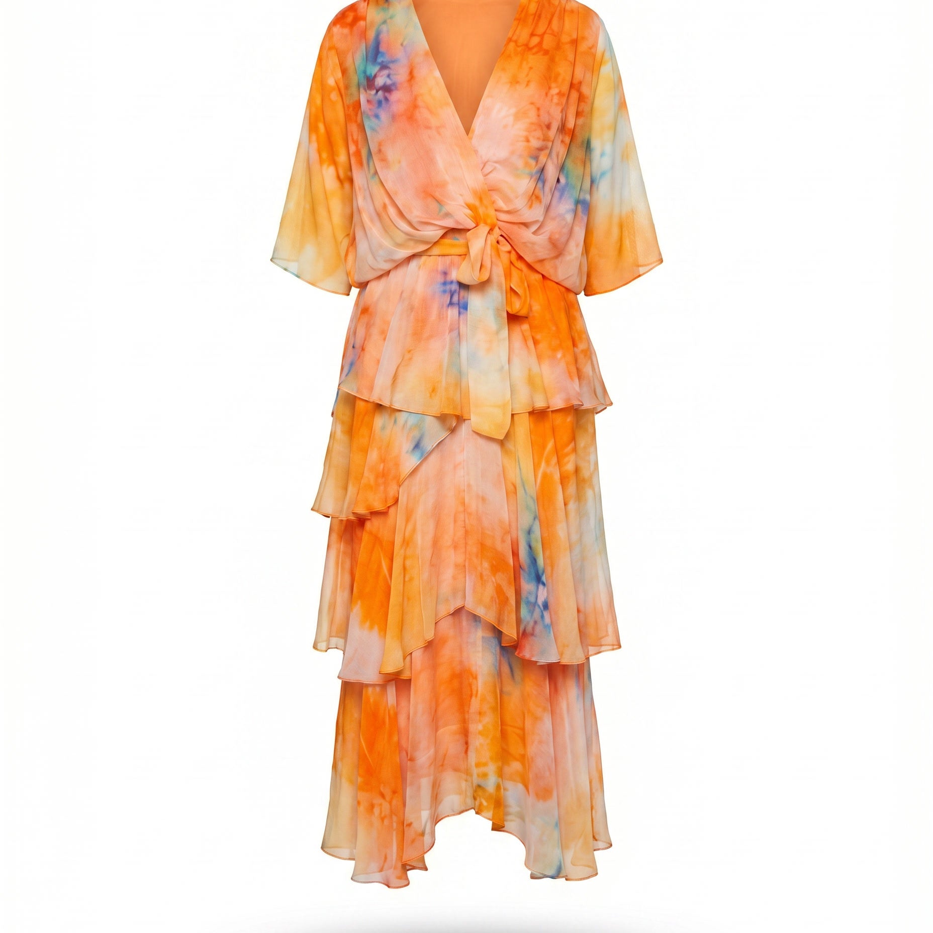 Soft Cape Dress