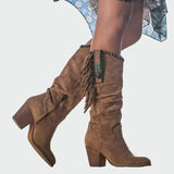 Frederica | Suede Cowboy Boots
