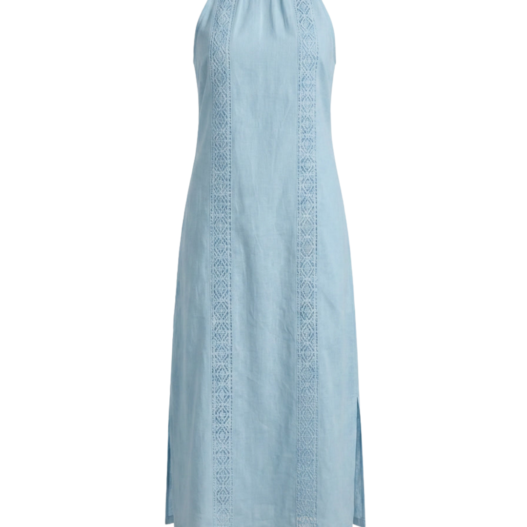 White Linen Dress