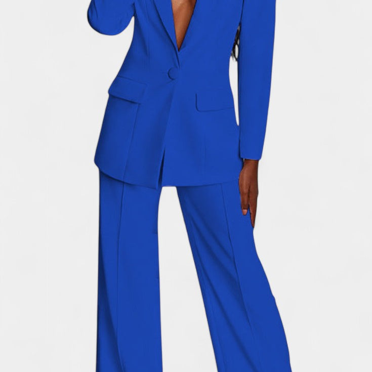 Marnie Tailored Blazer and Wide-Leg Pants Set