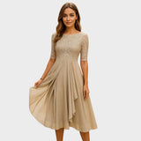 Gabhi – Midi Dress with Lace Details