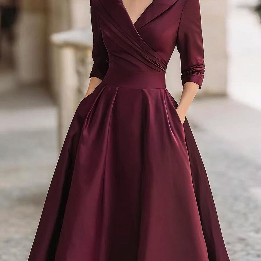 Noelia – Satin Midi Dress