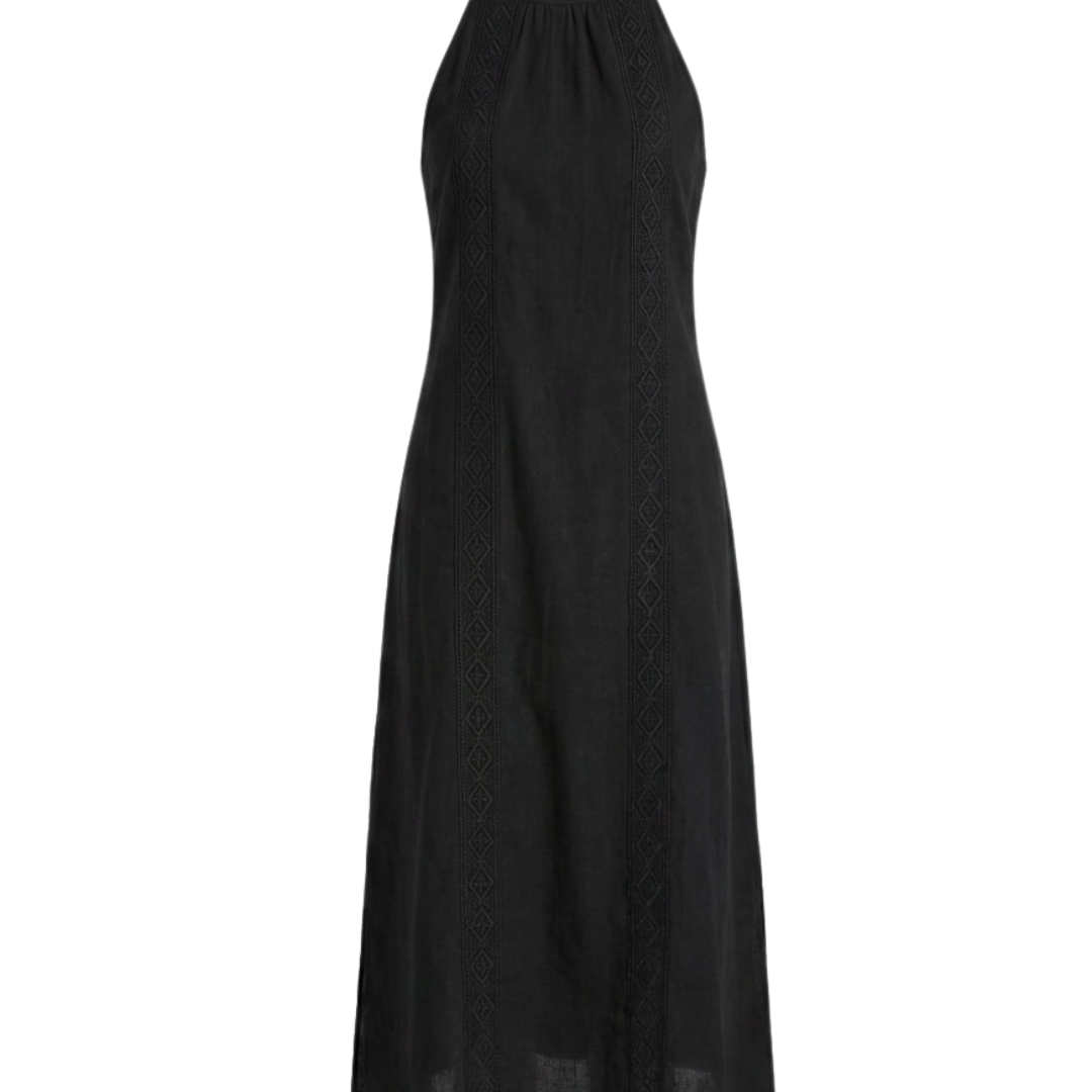 White Linen Dress