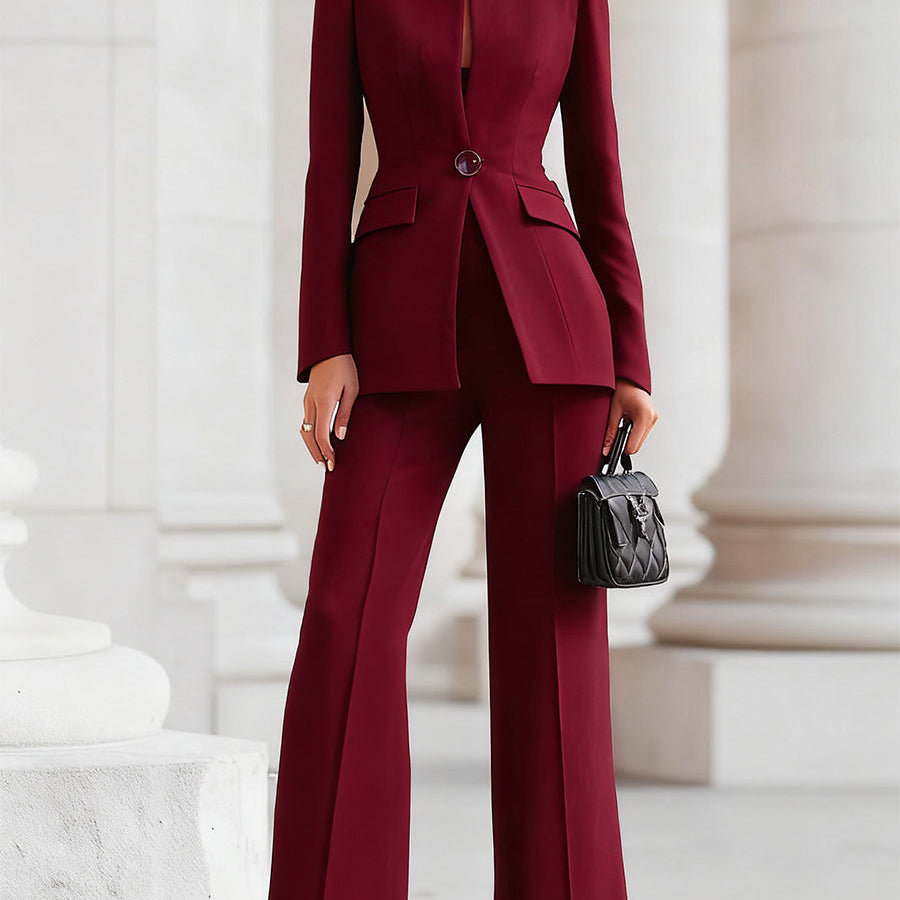 Adrielle Elegant Blazer and Pants Set