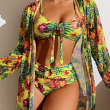 Glenda - Bikini with Flower Skirt