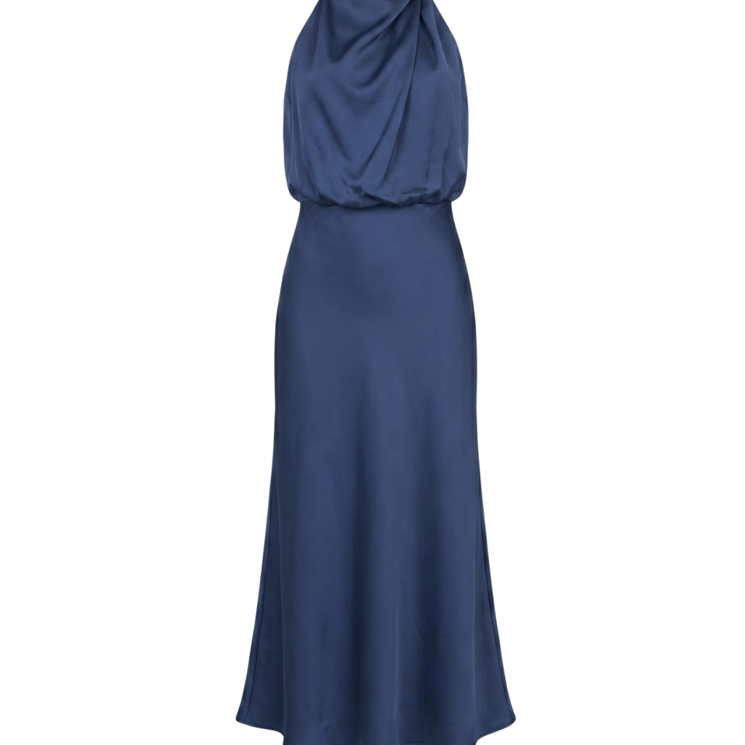Satin Curtain Dress