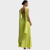 Rosalía | Strapless Pleated Dress