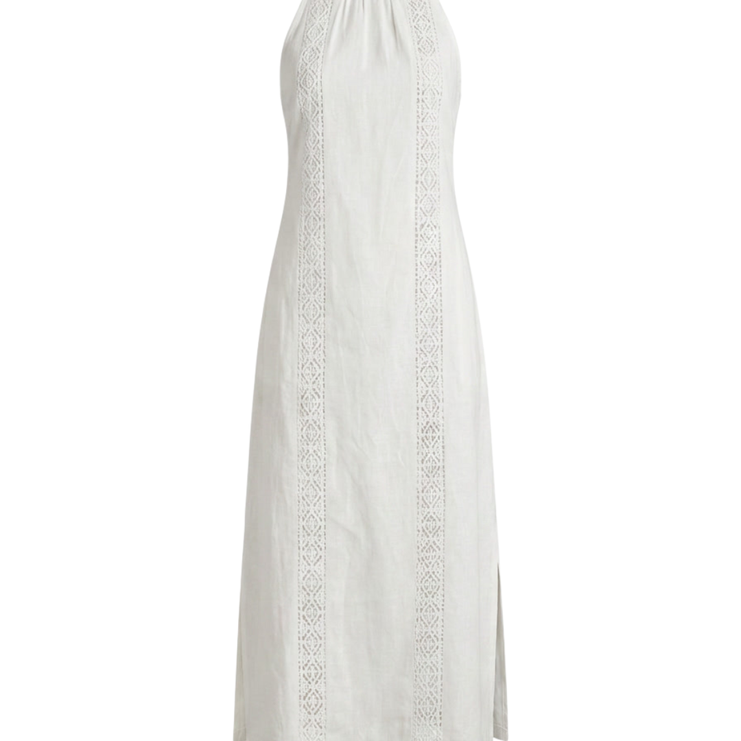 White Linen Dress