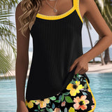 Julia - Elegant Two-Piece Tankini Set