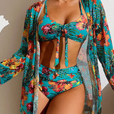 Glenda - Bikini with Flower Skirt