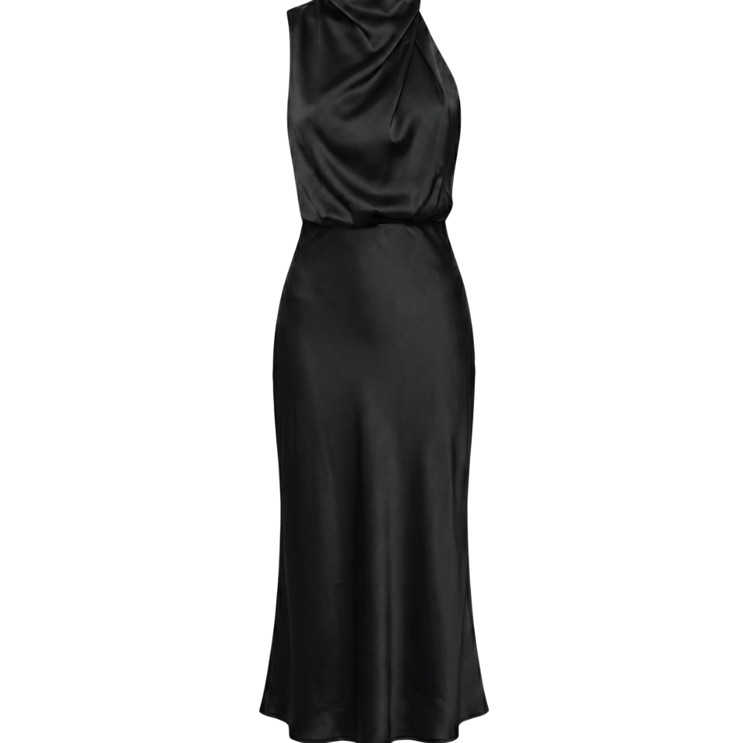 Satin Curtain Dress