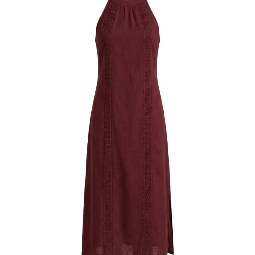 White Linen Dress