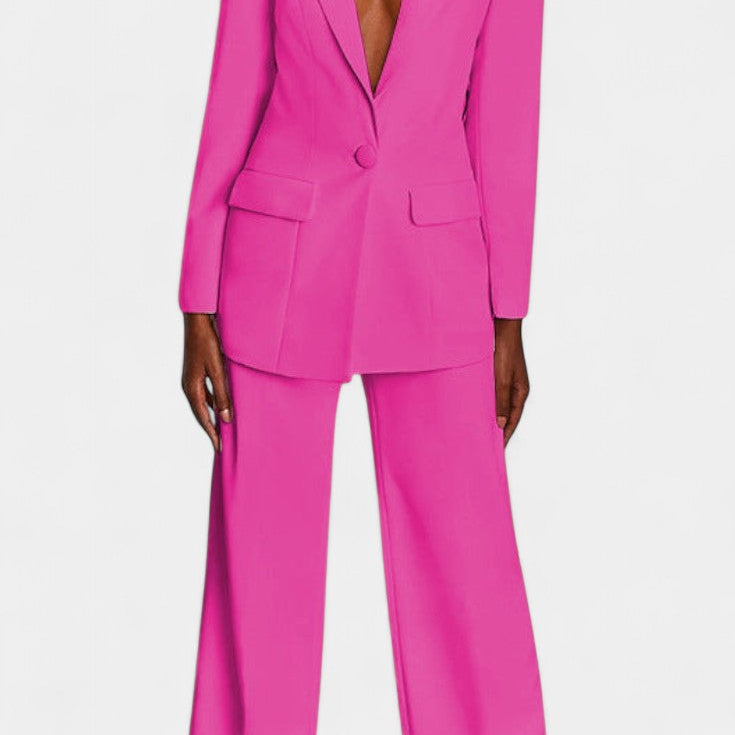 Marnie Tailored Blazer and Wide-Leg Pants Set