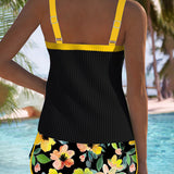 Julia - Elegant Two-Piece Tankini Set