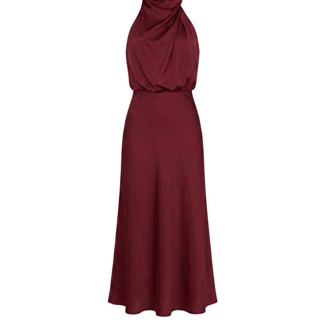 Satin Curtain Dress