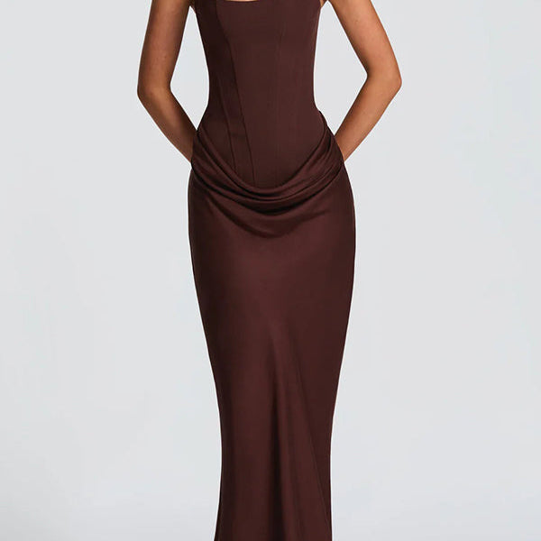 Leonor - Square Neck Maxi Dress