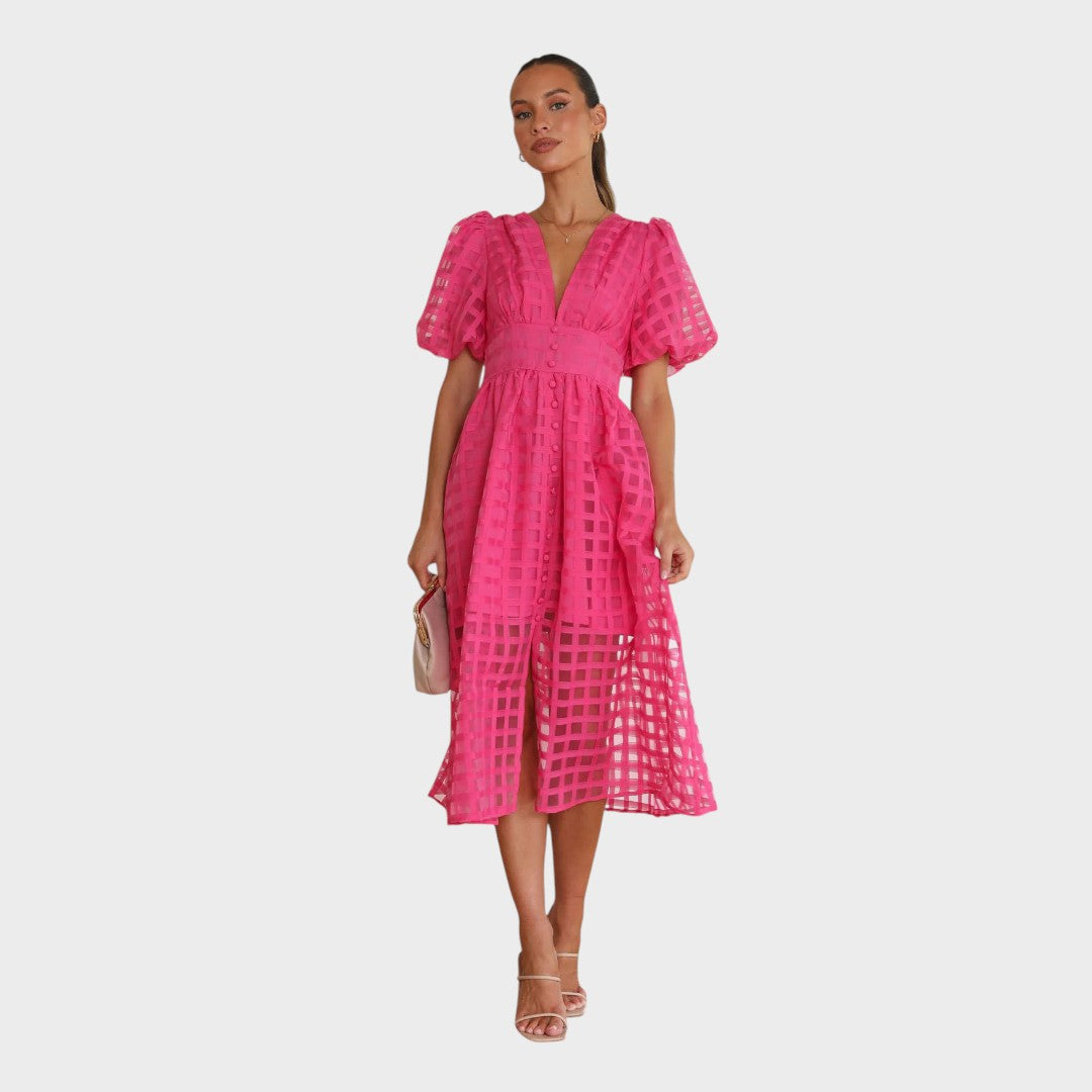 Julia – Lace Dress with Bell Sleeves