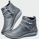 Zoe - Premium Leather Orthopedic Ankle Boots with Support