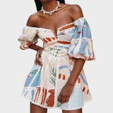 Sabella | Mini Dress with Flowers