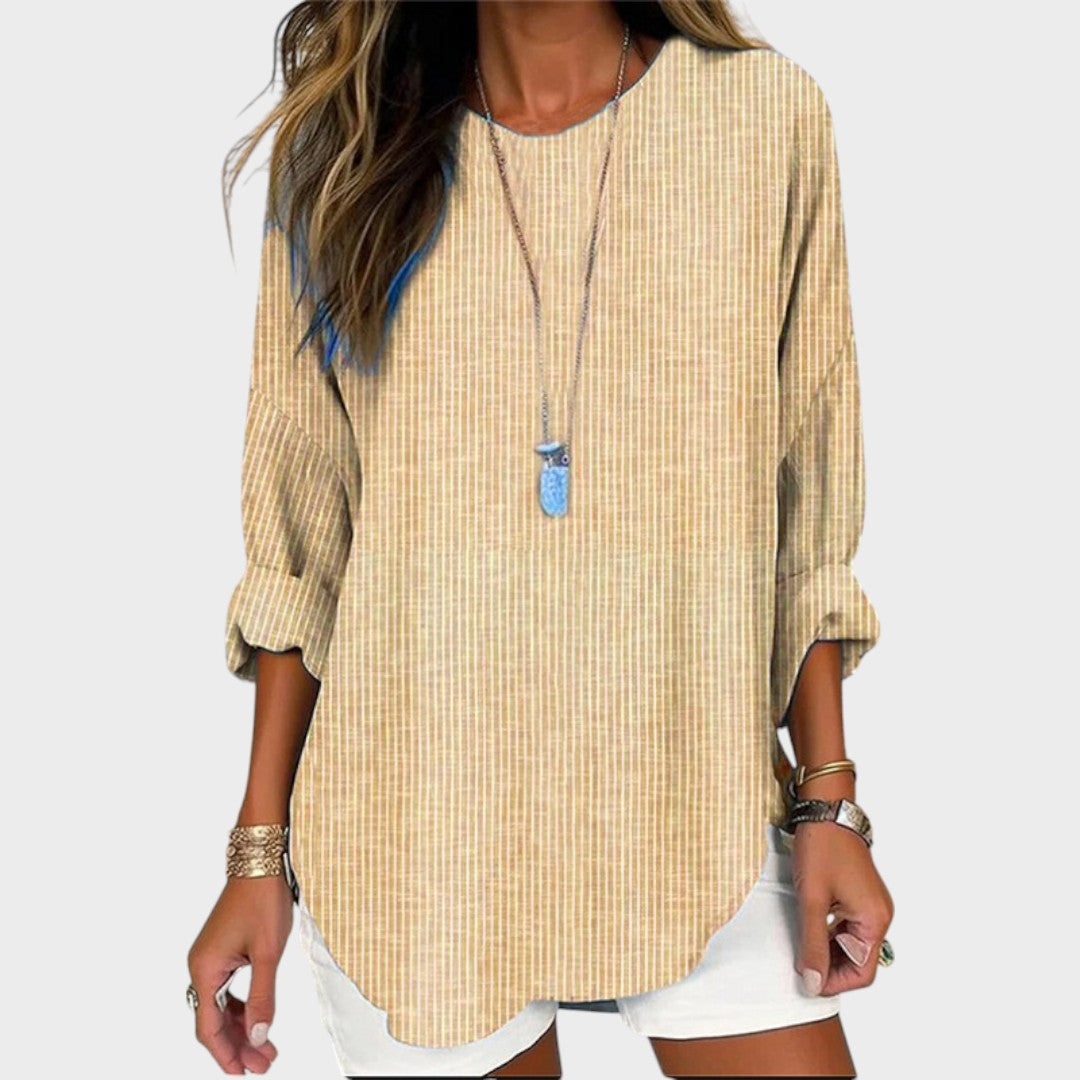 Rhea | Striped Blouse