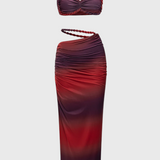 Estela Backless Skirt Set