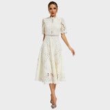 Carmen | Lace Midi Dress