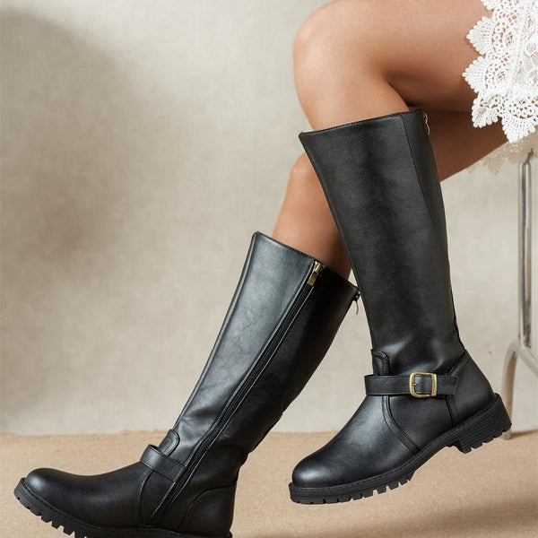 Ana | Comfortable Low-Heeled Booties