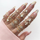 Exclusive premium set of 8 to 12 rings
