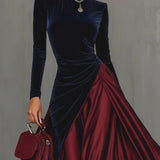 Lira - Bicolor Long Dress