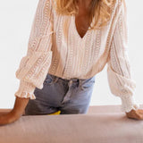Emery Crochet Lace Blouse