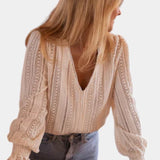 Emery Crochet Lace Blouse