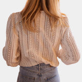 Emery Crochet Lace Blouse