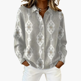 Lucía – Geometric Embroidered Knit Cardigan