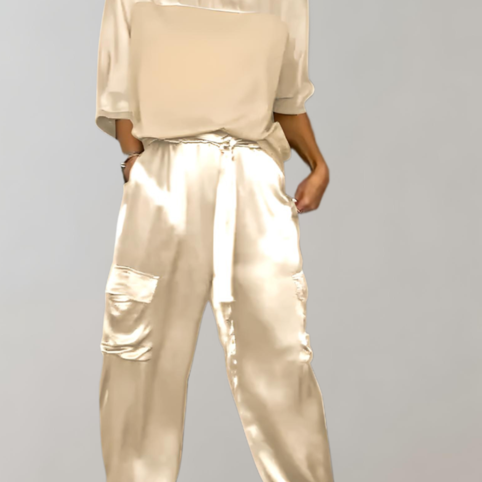 Alicia | Soft as Silk Lounge Cargo Set