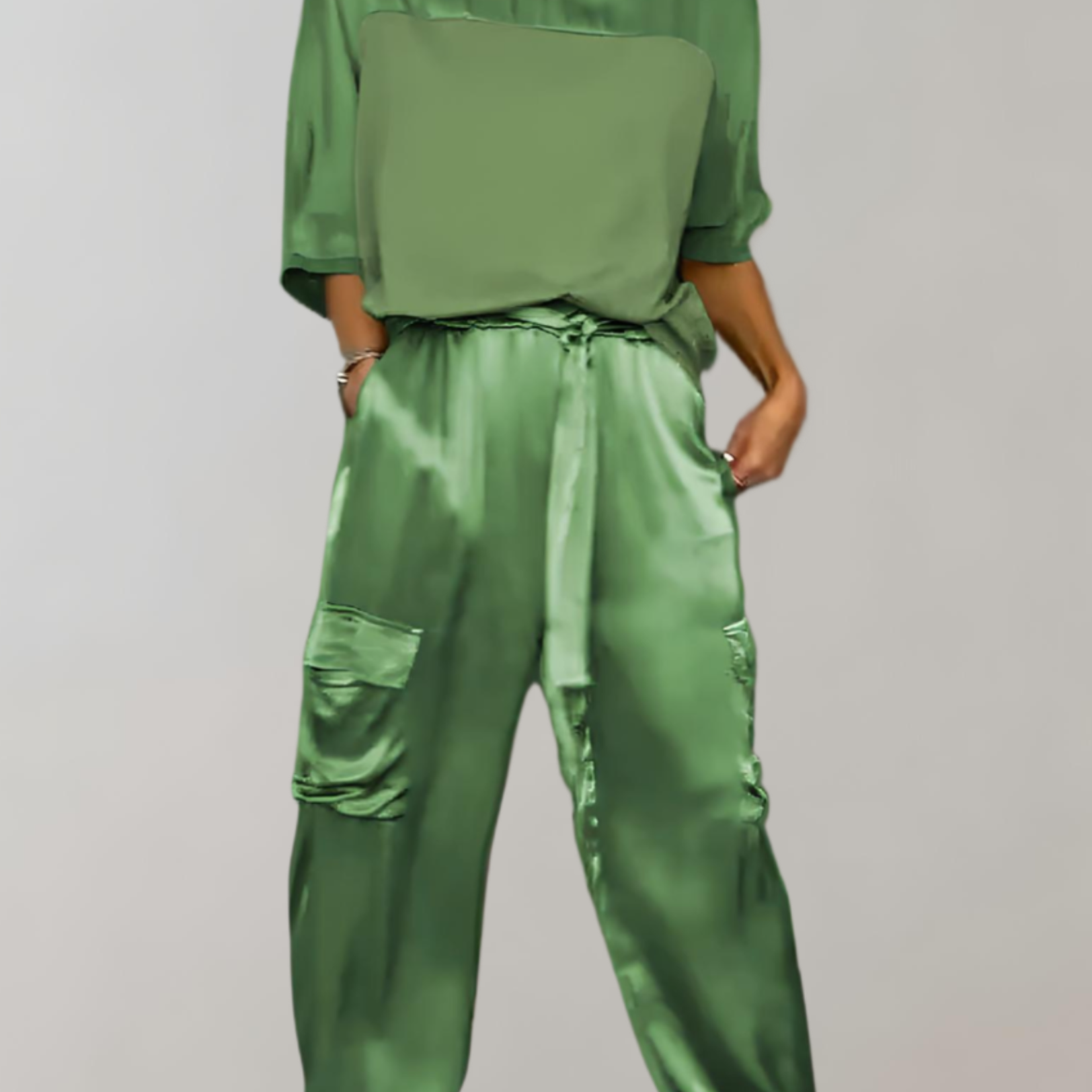 Alicia | Soft as Silk Lounge Cargo Set