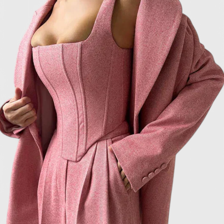 Evena Tailored Pantsuit for Confident Elegance