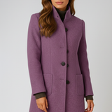 Tereza - Elegant coat with high collar