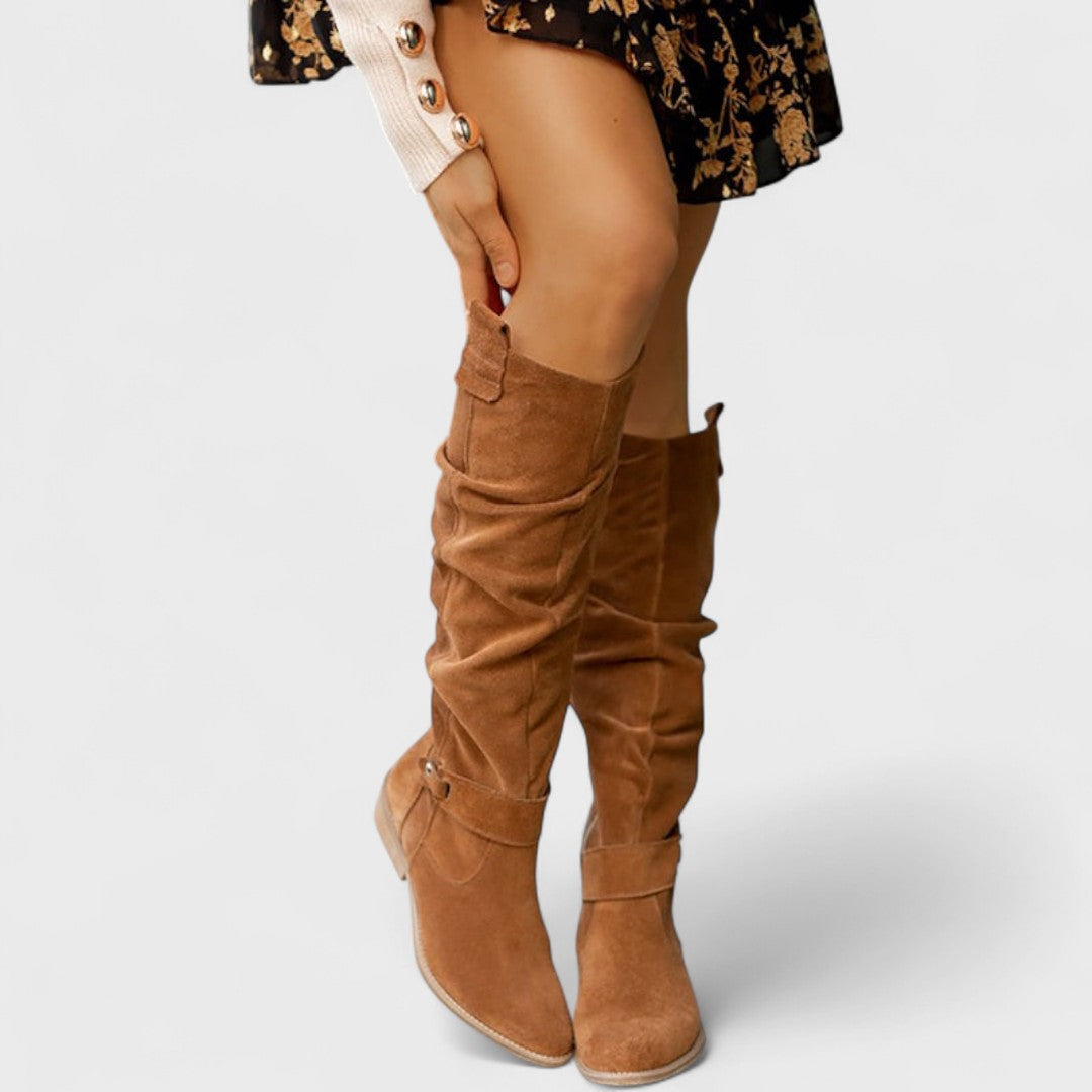 Lina – Comfortable Suede Boots