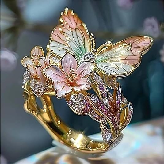 Nature's Butterfly Sparkling Earring with Zirconia