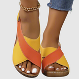Hildegard - Bicolor Leather Sandals