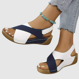 Hildegard - Bicolor Leather Sandals