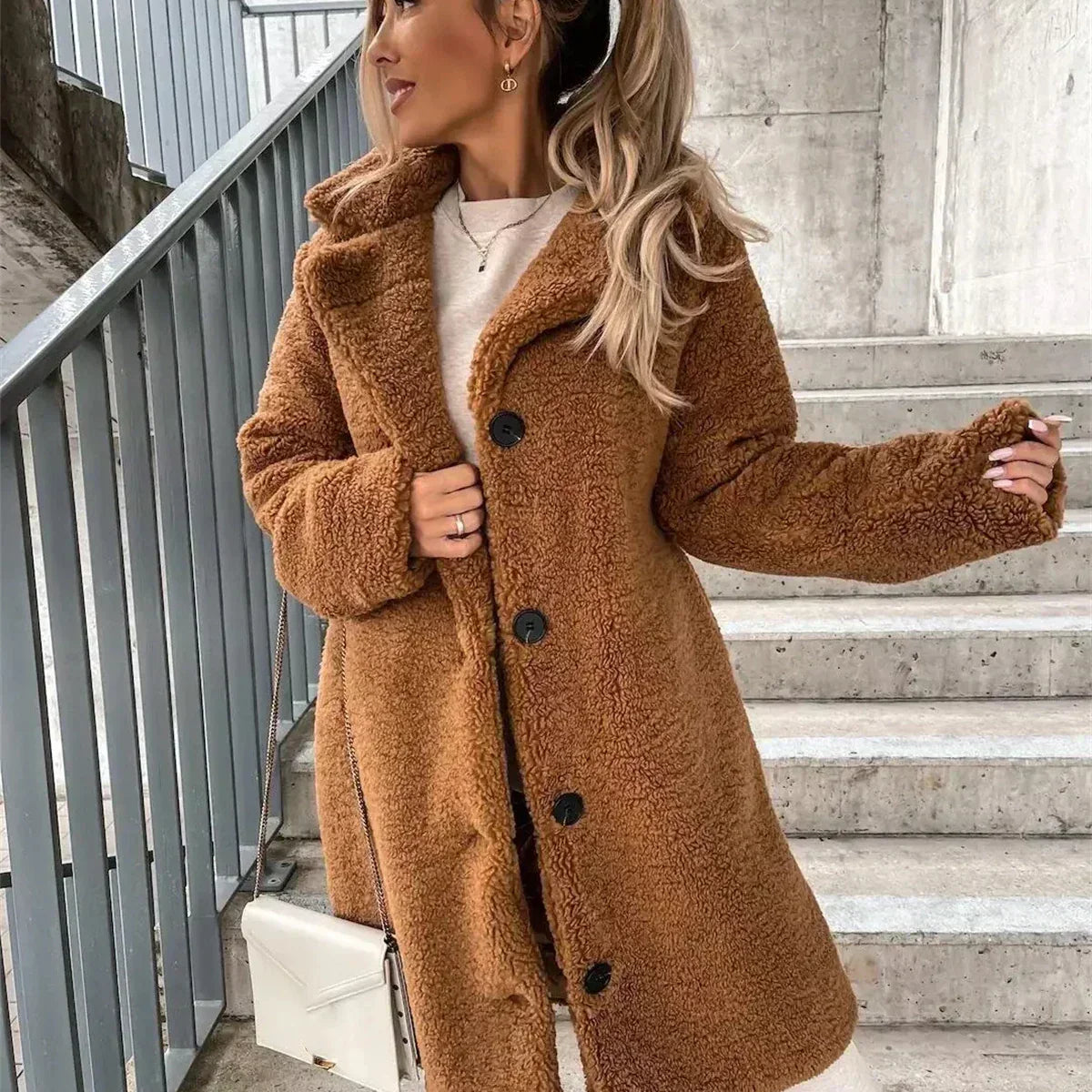 JESSICA | Cozy Teddy Fur Coat