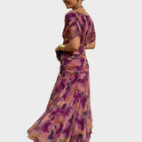 Lora - Long Dress with V-Neck