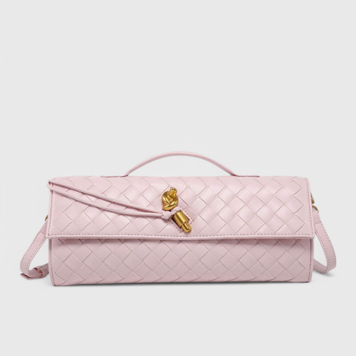 Melanie Clutch with Golden Knot Detail