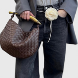 Gerda Bolso Woven with Golden Handle
